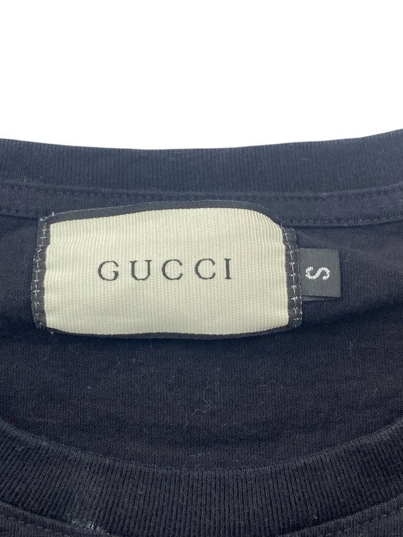 GUCCI T SHIRT GRAPHIC ΜΑΥΡΟ ΓΥΝΑΙΚΕΙΟ PRE OWNED S