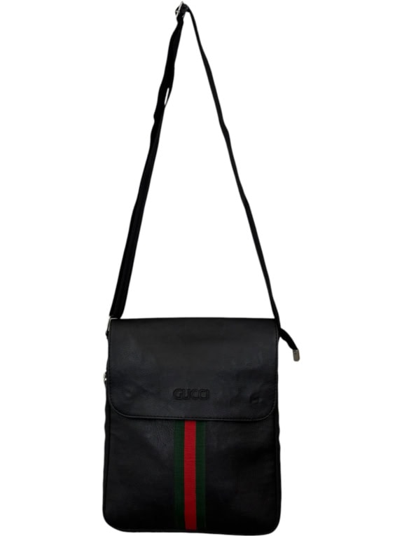 GUCCI ΤΣΑΝΤΑ ΩΜΟΥ MINIMAL ΜΑΥΡΟ UNISEX PRE OWNED