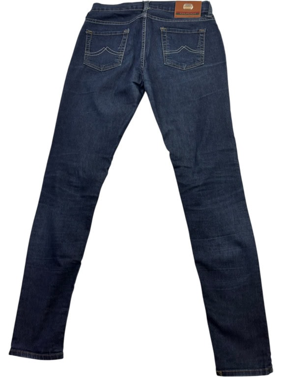 GUCCI ΤΖΙΝ ΠΑΝΤΕΛΟΝΙ SLIM FIT ΣΚΟΥΡΟ ΜΠΛΕ ΓΥΝΑΙΚΕΙΟ PRE OWNED
