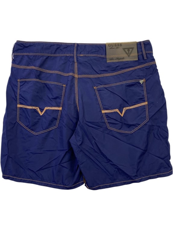 GUESS BERMUDA SHORTS STREETWEAR NAVY ΑΝΤΡΙΚΟ PRE OWNED S