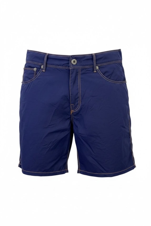 GUESS BERMUDA SHORTS STREETWEAR NAVY ΑΝΤΡΙΚΟ PRE OWNED S