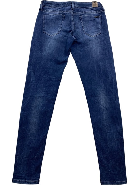 Guess Beverly Jeans Skinny Casual con Logo Blu da Donna XS
