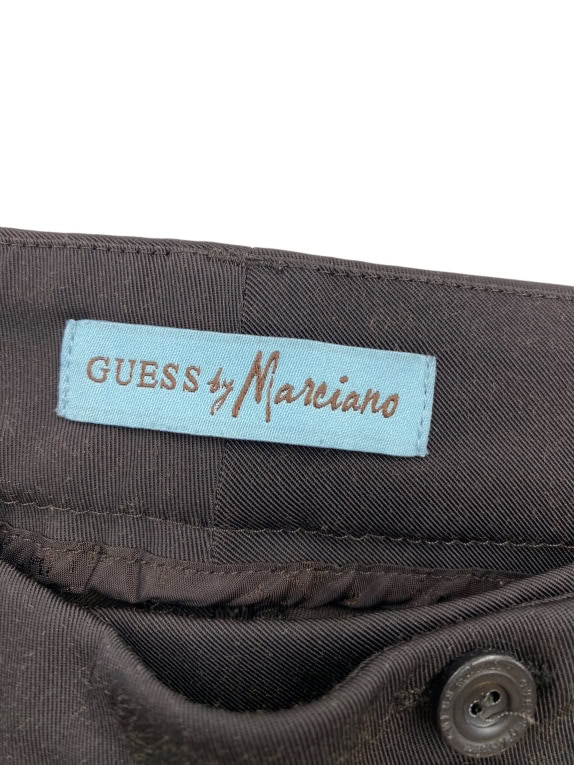 GUESS by MARCIANO Υφασμάτινο Παντελόνι Slim Fit Casual Μαύρο Γυναικείο M/L