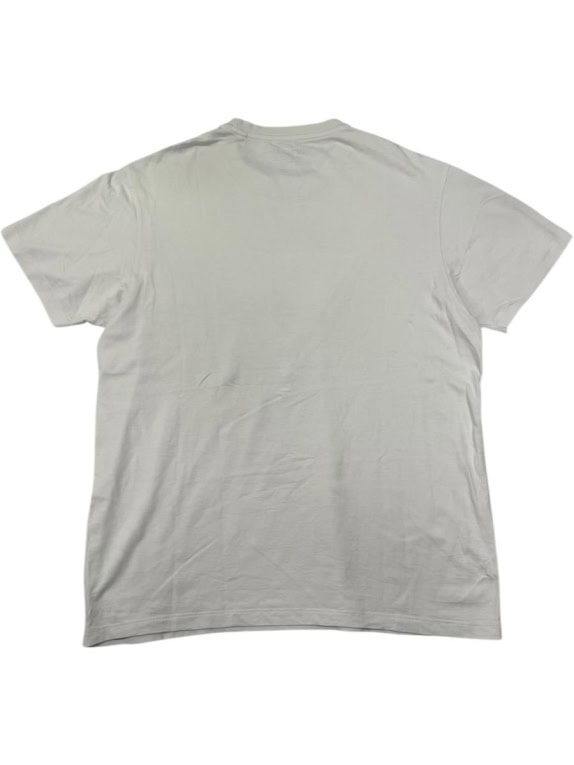 GUESS ECO T-SHIRT DA UOMO BIANCO/ECRÙ CON LOGO IN RILIEVO - S