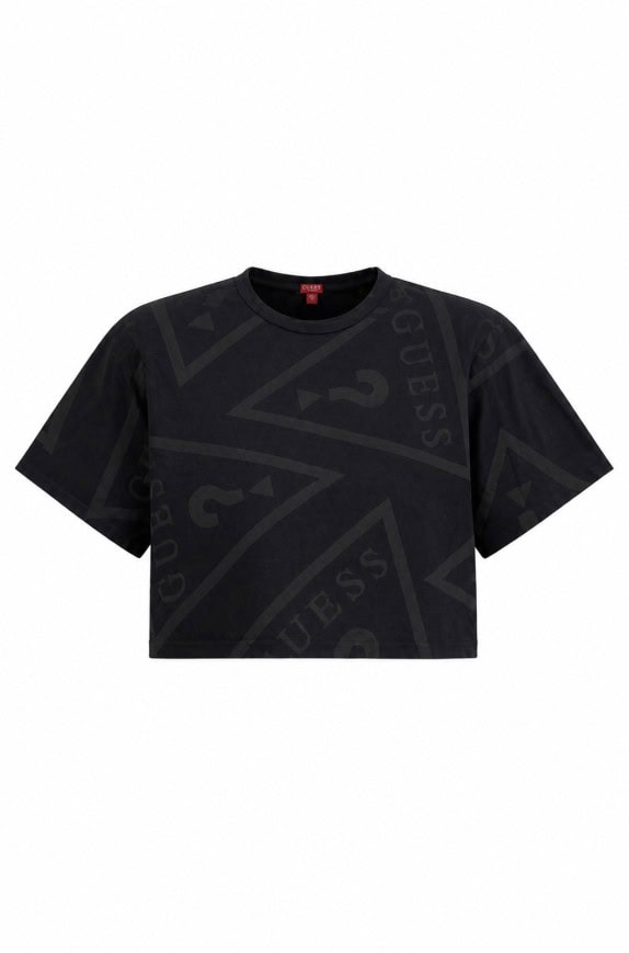 GUESS GRAPHIC TEE ΜΑΥΡΟ ΓΥΝΑΙΚΕΙΟ PRE OWNED S