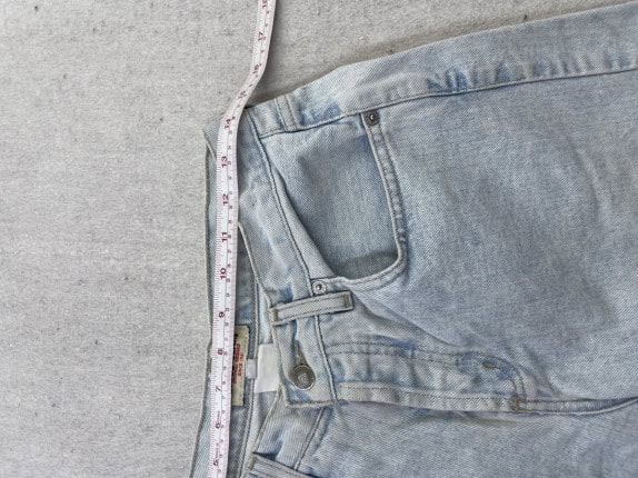 GUESS JEANS DENIM BERMUDA SHORTS WASHED BLUE ΑΝΤΡΙΚΟ PRE OWNED XS