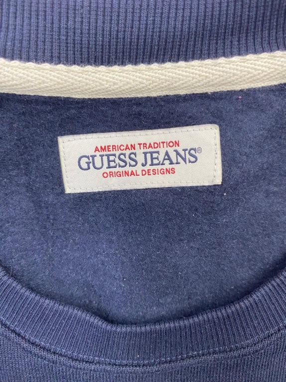GUESS JEANS Φούτερ Classic Navy Blue Ανδρικό XL