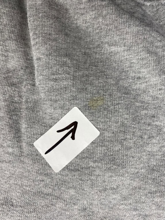 GUESS JEANS Sweatshirt Oversized Vintage Logo Grey / White Men's XL