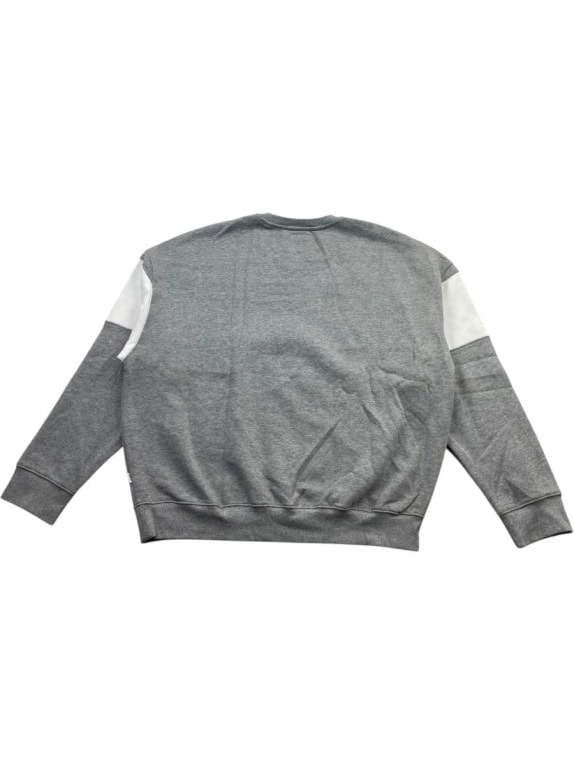 GUESS JEANS Sweatshirt Oversized Vintage Logo Grey / White Men's XL