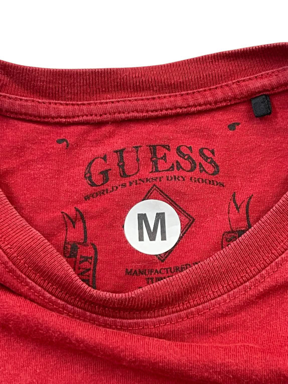 GUESS JEANS GRAPHIC TEE RED ΑΝΤΡΙΚΟ PRE OWNED M