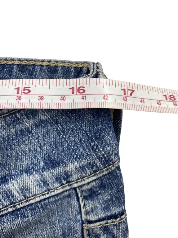 Guess Jeans Γυναικείο Τζιν Παντελόνι Μπλε Slim Fit