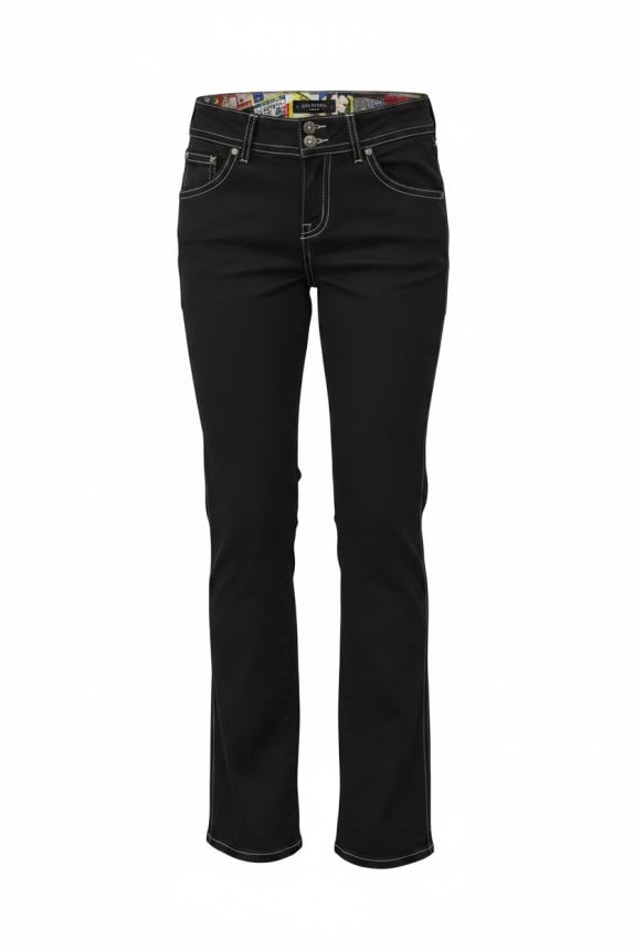GUESS JEANS ΤΖΙΝ ΠΑΝΤΕΛΟΝΙ Y2K ΜΑΥΡΟ ΓΥΝΑΙΚΕΙΟ PRE OWNED M