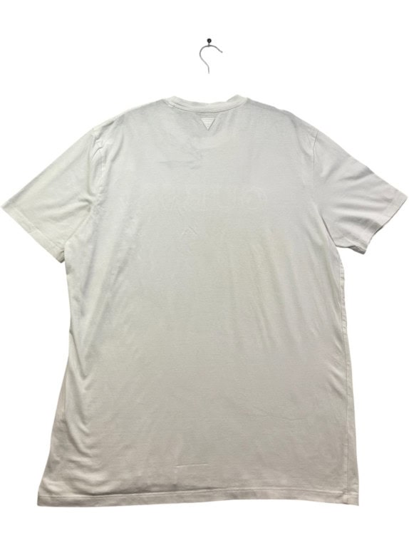 GUESS ΚΟΝΤΟΜΑΝΙΚΟ MINIMAL OFF WHITE ΑΝΤΡΙΚΟ PRE OWNED XL
