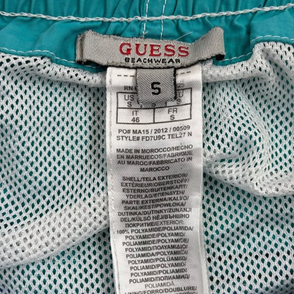 GUESS ΜΑΓΙΟ ΣΟΡΤΣ MINIMAL ΜΠΛΕ ΑΝΤΡΙΚΟ PRE OWNED