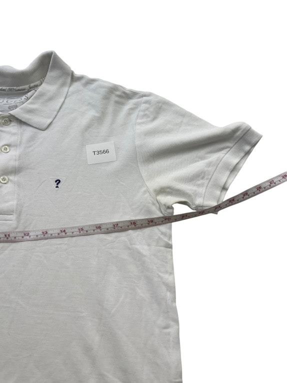 GUESS ΜΠΛΟΥΖΑ POLO MINIMAL ΑΝΟΙΧΤΟ ΓΚΡΙ ΑΝΤΡΙΚΟ PRE OWNED S