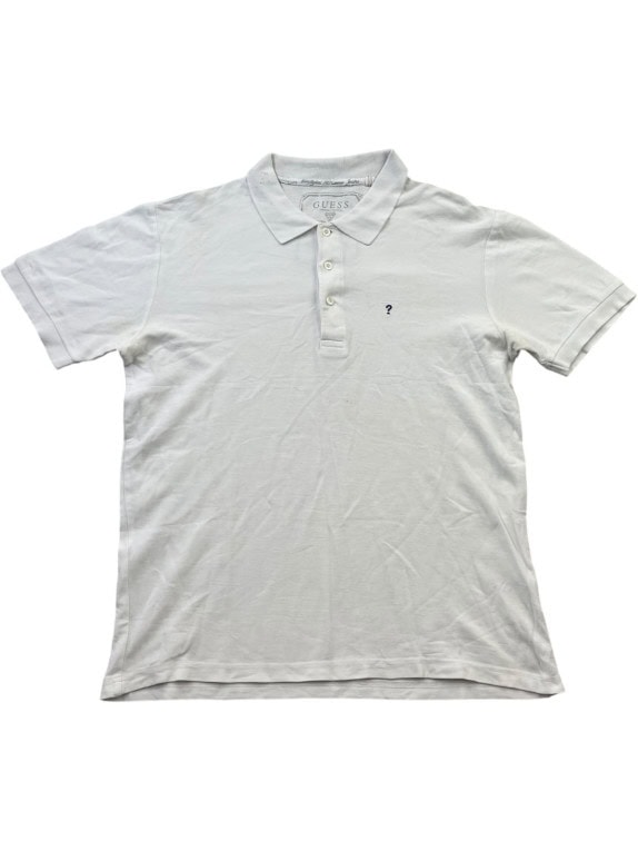 GUESS ΜΠΛΟΥΖΑ POLO MINIMAL ΑΝΟΙΧΤΟ ΓΚΡΙ ΑΝΤΡΙΚΟ PRE OWNED S