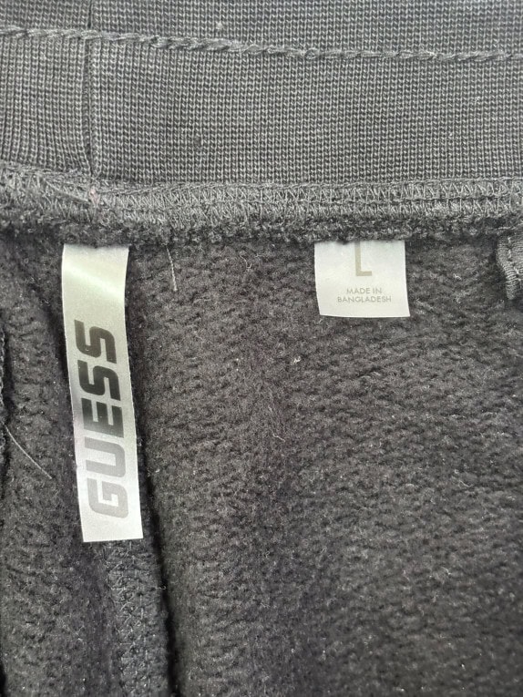 GUESS ΠΑΝΤΕΛΟΝΙ ΦΟΡΜΑΣ SPORTSWEAR ΜΑΥΡΟ ΑΝΤΡΙΚΟ PRE OWNED L