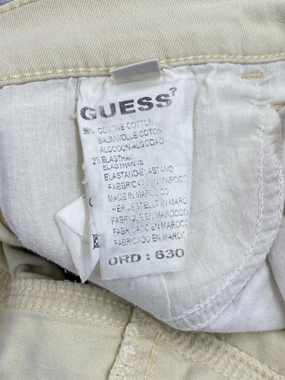 GUESS ΠΑΝΤΕΛΟΝΙ MINIMAL CREAM ΓΥΝΑΙΚΕΙΟ PRE OWNED S