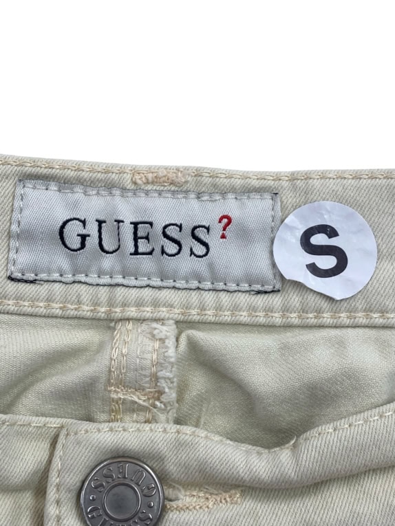 GUESS ΠΑΝΤΕΛΟΝΙ MINIMAL CREAM ΓΥΝΑΙΚΕΙΟ PRE OWNED S