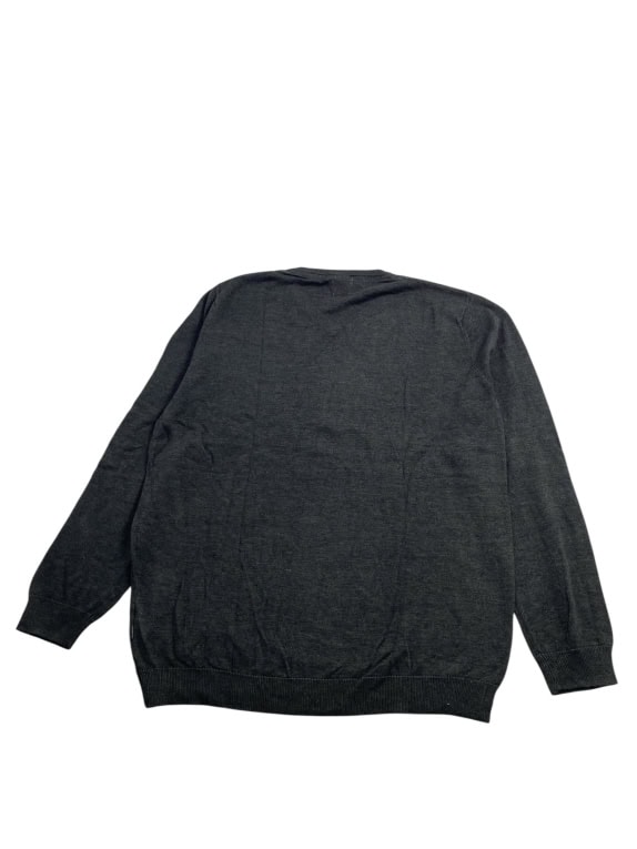 Guess Maglia casual tinta unita grigio scuro da uomo 3XL