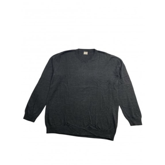 Guess Maglia casual tinta unita grigio scuro da uomo 3XL