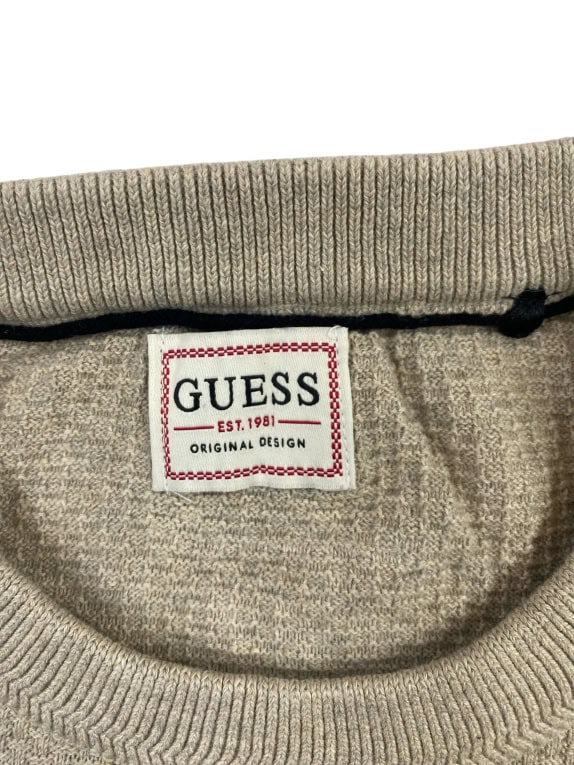 Guess Πλεκτό Πουλόβερ Minimal Μπεζ Ανδρικό L