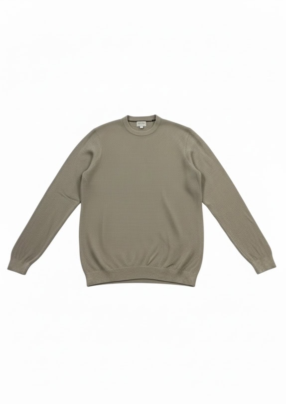 Guess Πλεκτό Πουλόβερ Minimal Μπεζ Ανδρικό L