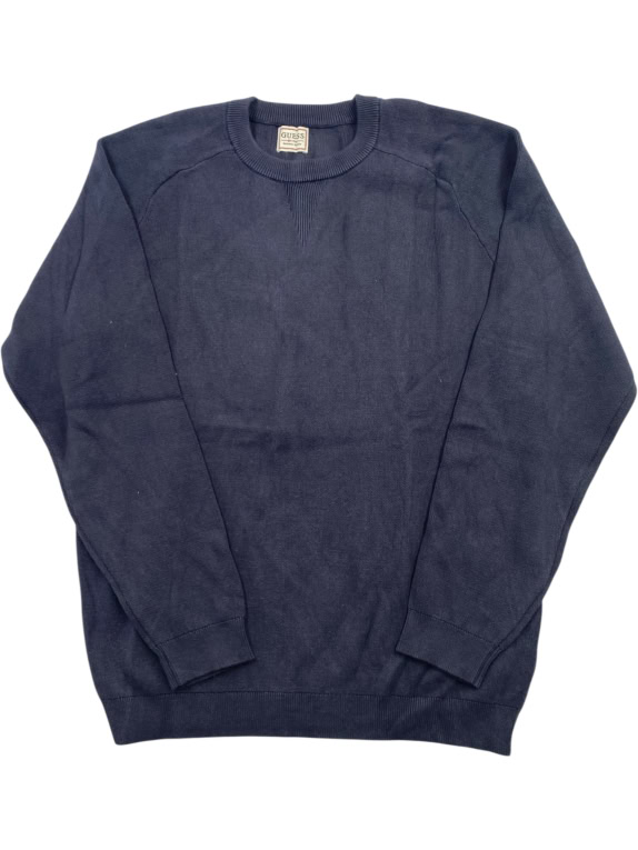 Guess Πλεκτό Πουλόβερ Navy Ανδρικό L