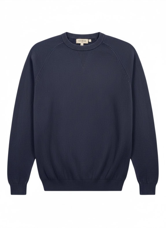 Guess Πλεκτό Πουλόβερ Navy Ανδρικό L