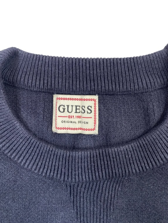 Guess Πλεκτό Πουλόβερ Navy Ανδρικό L