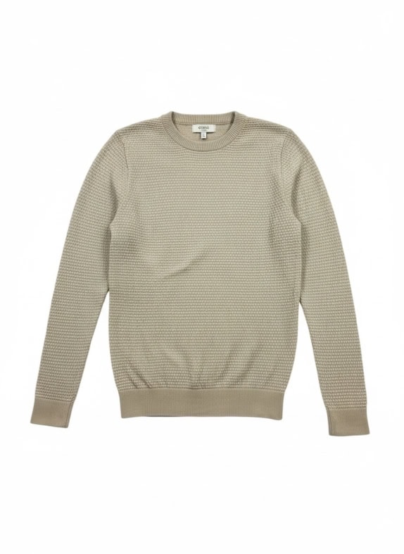 Guess Πλεκτό Πουλόβερ Textured Μπεζ Ανδρικό L