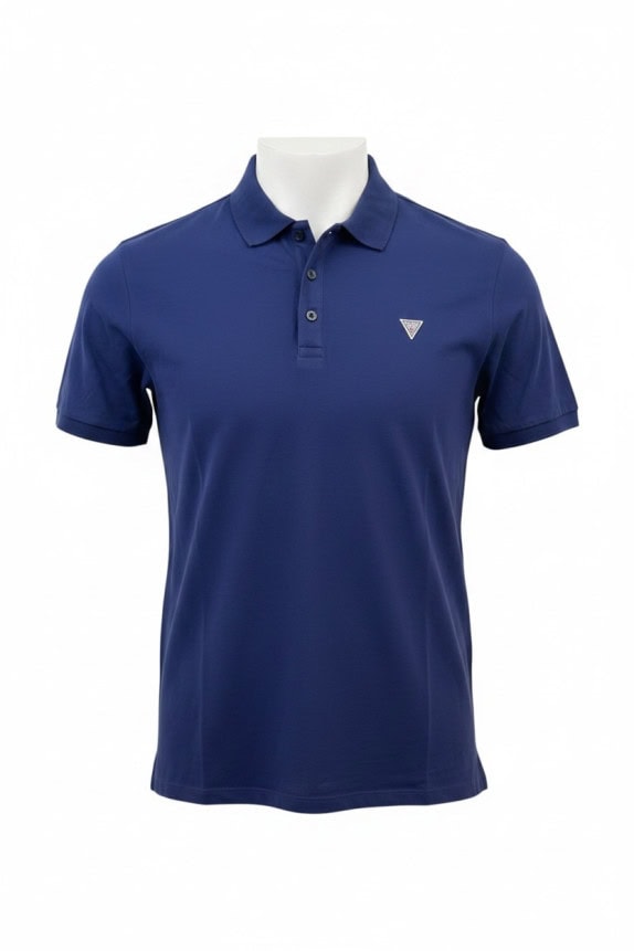 GUESS POLO SHIRT MINIMAL NAVY ΑΝΤΡΙΚΟ PRE OWNED M