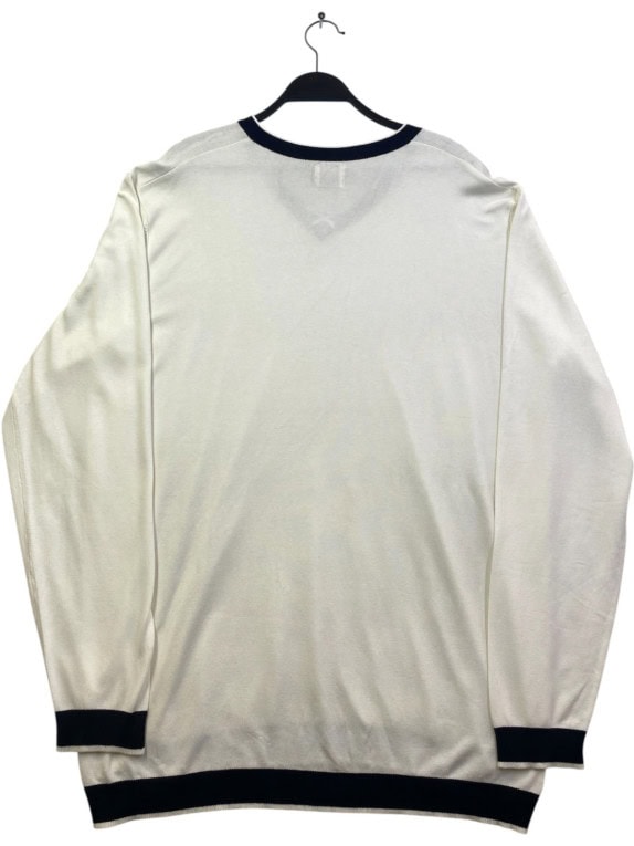 GUESS VINTAGE JUMPER OFF WHITE MALE PRE OWNED L