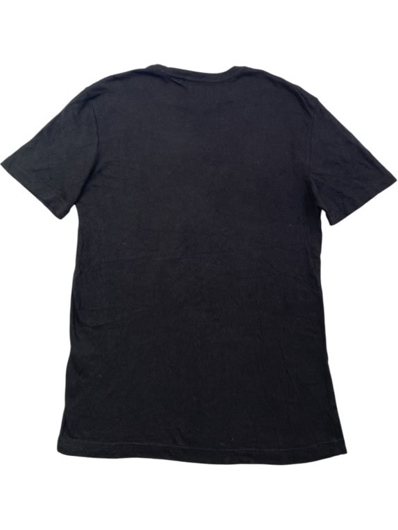 GUESS T SHIRT MINIMAL BLACK MEN PRE OWNED M