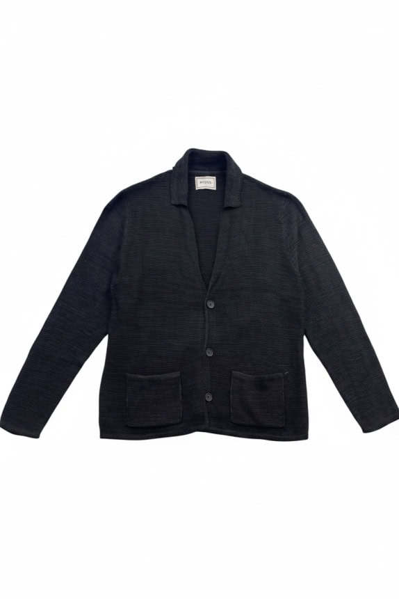 Guess Cardigan in maglia nero con bottoni unisex XXL