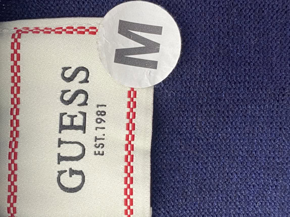 GUESS ΖΑΚΕΤΑ ΡΙΠ ΜΠΛΕ ΑΝΤΡΙΚΟ PRE OWNED M