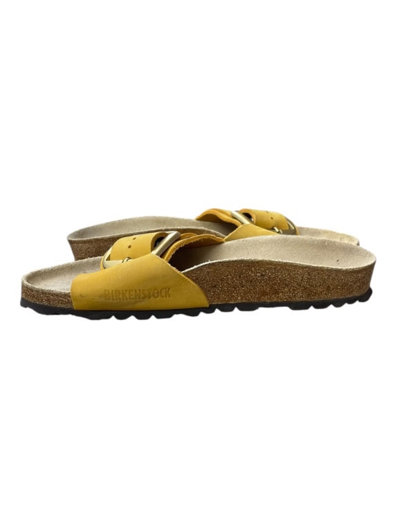Women’s Birkenstock Madrid Yellow Leather Sandals Size 35