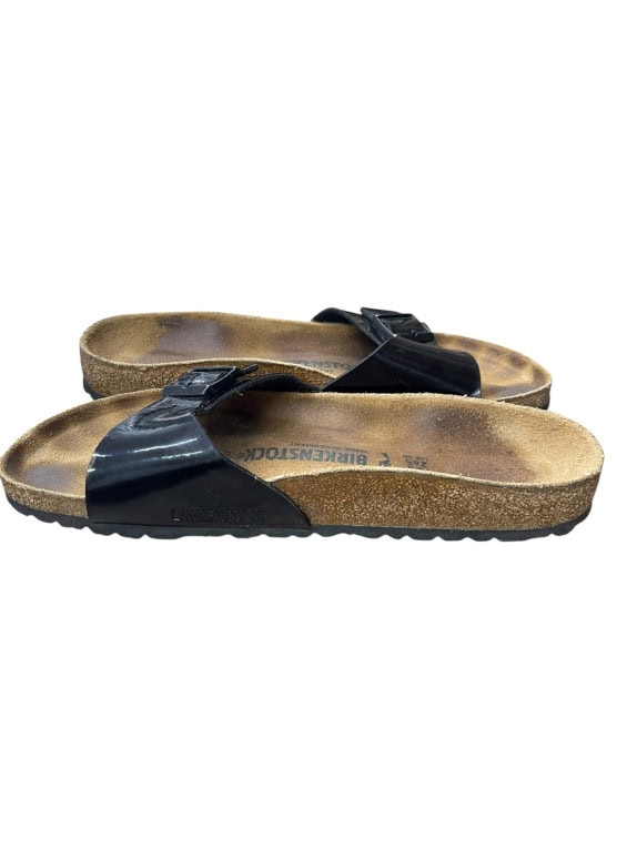 Γυναικείες Παντόφλες Birkenstock Μαύρες Λουστρίνι Νο41