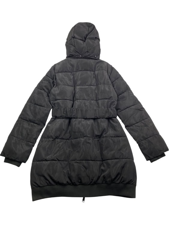 Women’s Puffer Jacket with Belt Black M