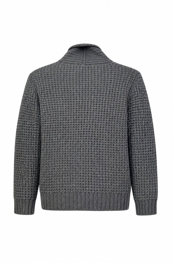 GUTTERIDGE CARDIGAN ΜΙΝΙΜΑΛ ΓΚΡΙ ΑΝΤΡΙΚΟ PRE OWNED XL