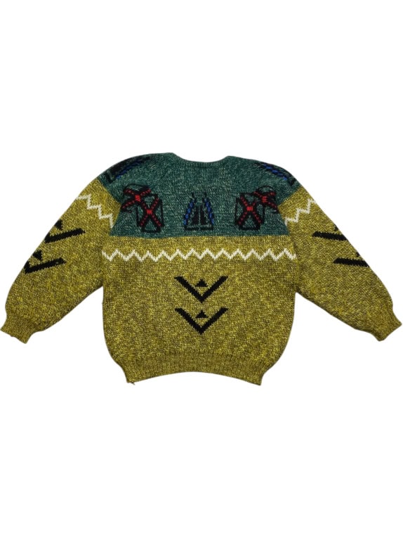 Guzz Pλεκτό Πουλόβερ Vintage Pattern Πολύχρωμο Unisex S