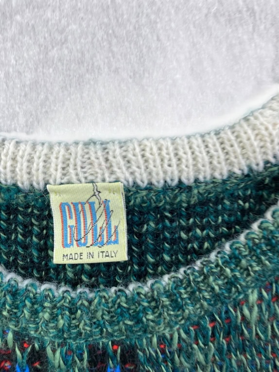 Guzz Pλεκτό Πουλόβερ Vintage Pattern Πολύχρωμο Unisex S
