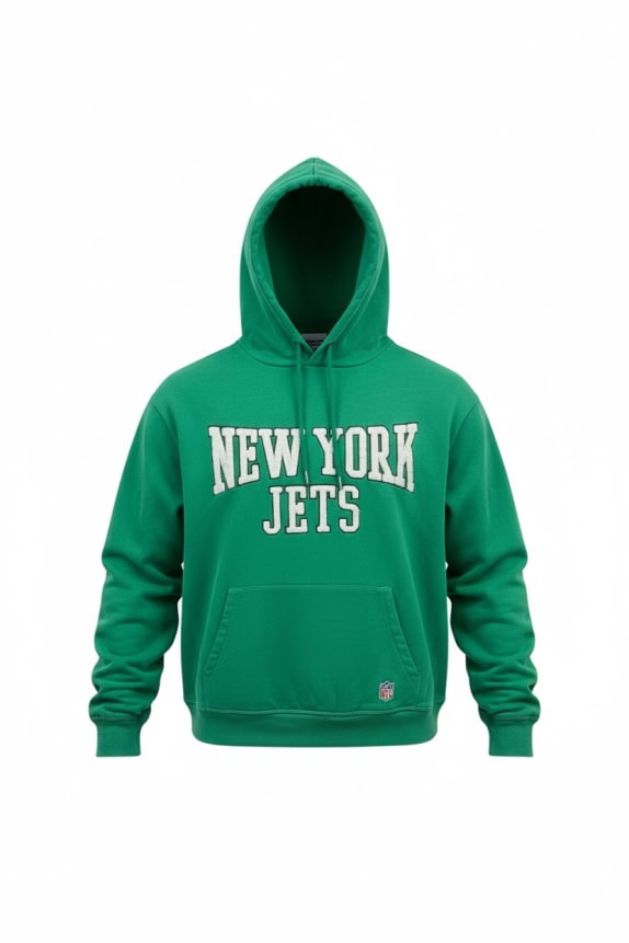 H&M HOODIE ΦΟΥΤΕΡ NEW YORK JETS LOGO ΠΡΑΣΙΝΟ UNISEX MEDIUM