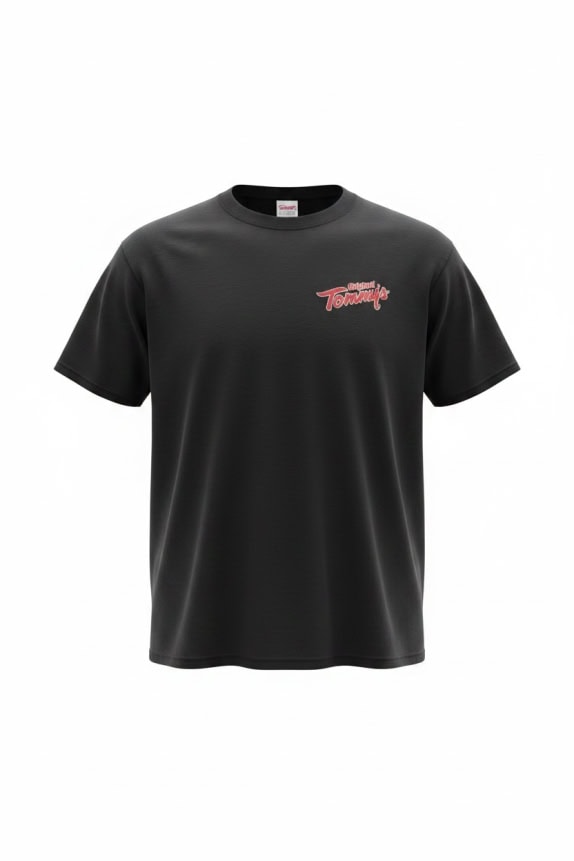 HANES BEEFY T T SHIRT GRAPHIC NERO SBIADITO UNISEX PRE OWNED XL