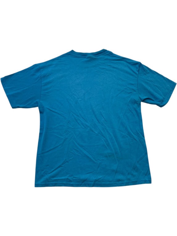 HANES GRAPHIC TEE STREETWEAR BLUE MEN PRE OWNED S
