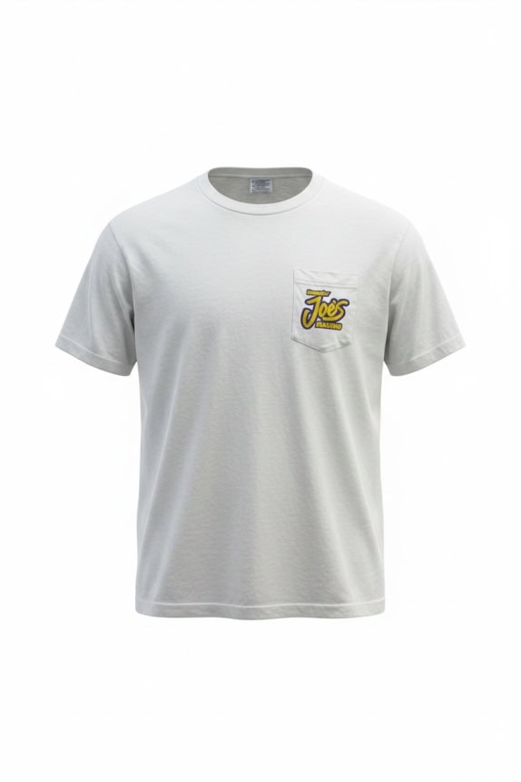 Hanes Heavyweight T-Shirt Smokin’ Joe’s Racing Pocket White Unisex XL