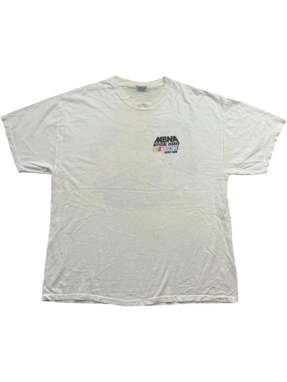 Hanes T-Shirt NASCAR Logo White Unisex XL