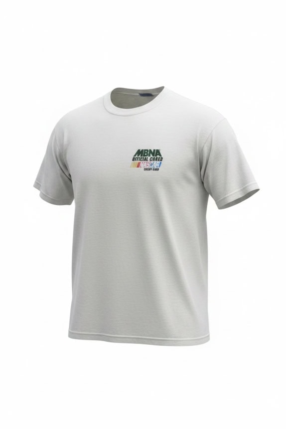 Hanes T-shirt con logo NASCAR bianca unisex XL