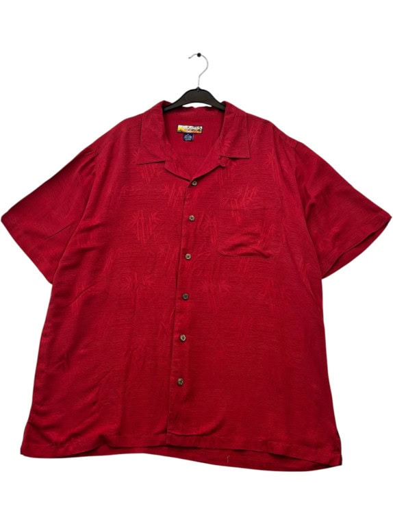 HANG TEN CAMICIA RETRO ROSSO UOMO PRE OWNED L