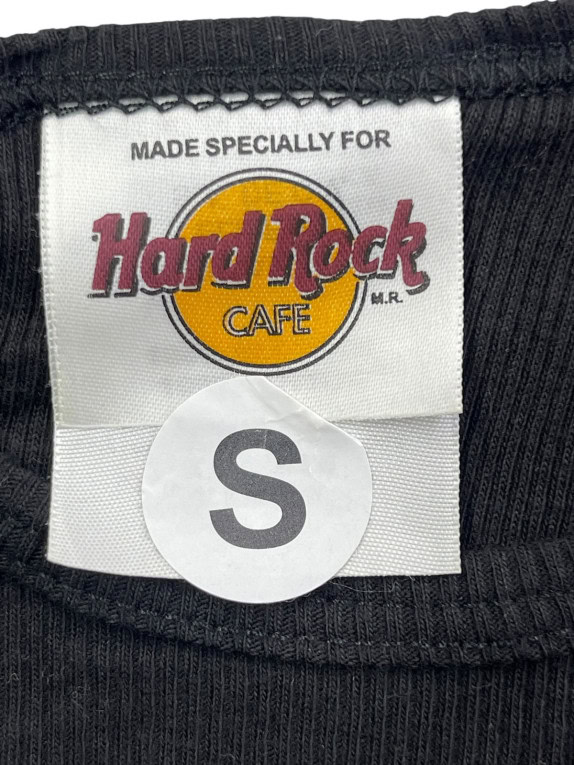 HARD ROCK CAFE ΑΜΑΝΙΚΟ ΤΟΠ GRAPHIC ΜΑΥΡΟ ΓΥΝΑΙΚΕΙΟ PRE OWNED S